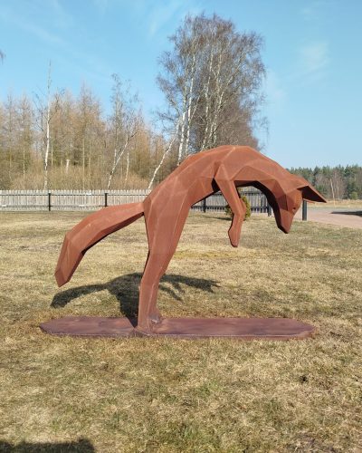 räv i metall